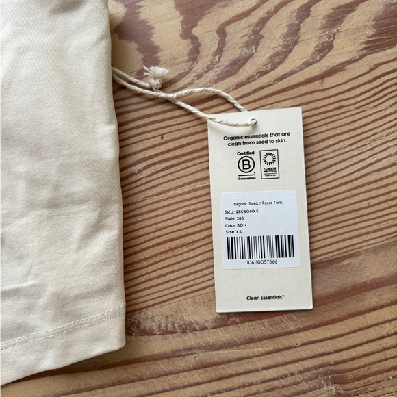 Organic cotton racerback tank Mate The Label - Picture 3 of 5